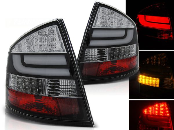 Baklykter Skoda Octavia II Sedan 04-12 Led Bar Black