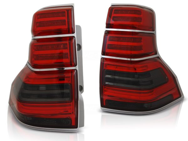Baklykter Toyota Land Cruiser 150 09-13 Red Smoke Led - Bilde 2