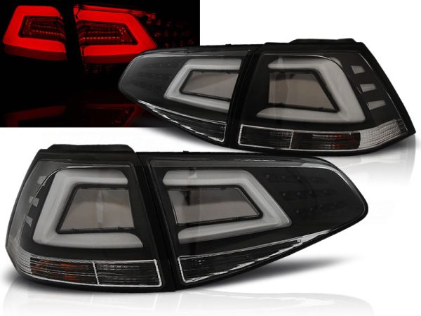 Baklykter VW Golf 7 13-17 Led Bar Black