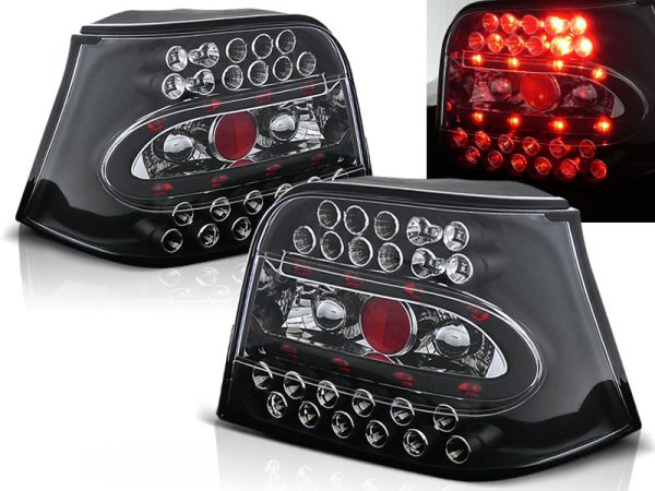 Baklykter VW Golf 4 09.97-09.03 Led Black