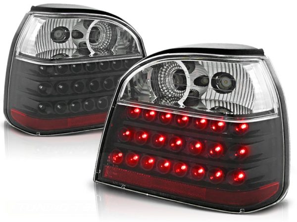 Baklykter VW Golf 3 09.91-08.97 Led Black