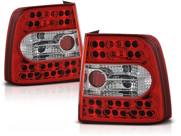 Baklykter VW Passat B5 11.96-08.00 Sedan Led Red White - Bilde 2