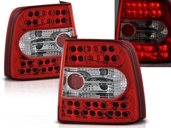 Baklykter VW Passat B5 11.96-08.00 Sedan Led Red White