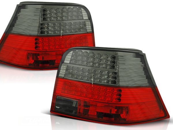 Baklykter VW Golf 4 09.97-09.03 Led Red Smoke - Bilde 2