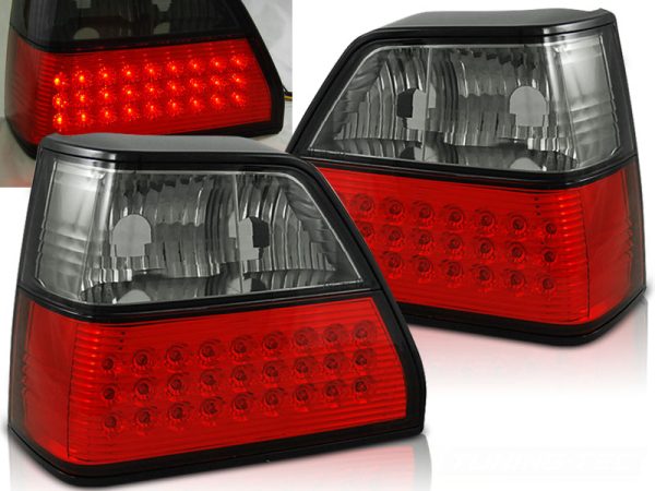 Baklykter VW Golf 2 08.83-08.91 Led Red Smoke