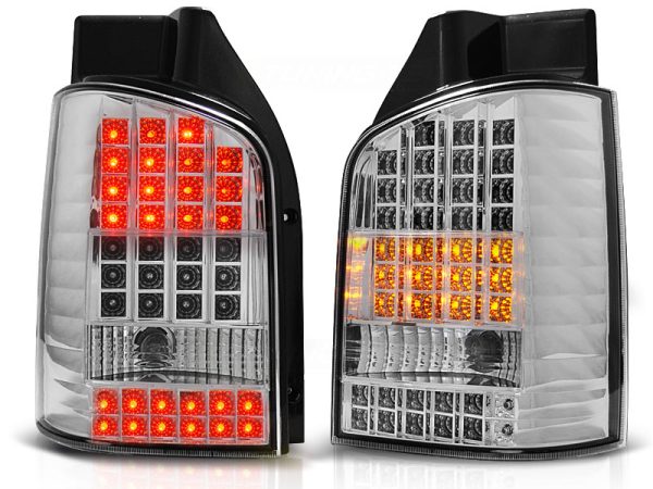 Baklykter VW T5 04.03-09 Led Chrome