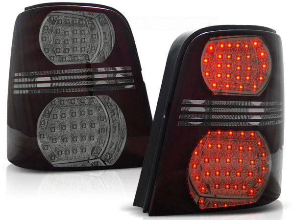Baklykter VW Touran 02.03-10 Led Red Smoke