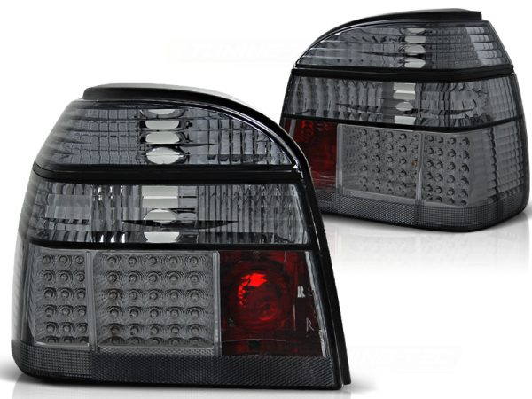Baklykter VW Golf 3 09.91-08.97 Led Smoke - Bilde 2