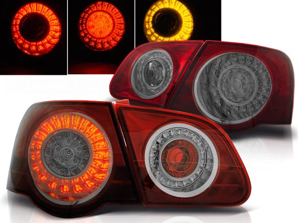 Baklykter VW Passat B6 3C 03.05-10 Led Red Smoke