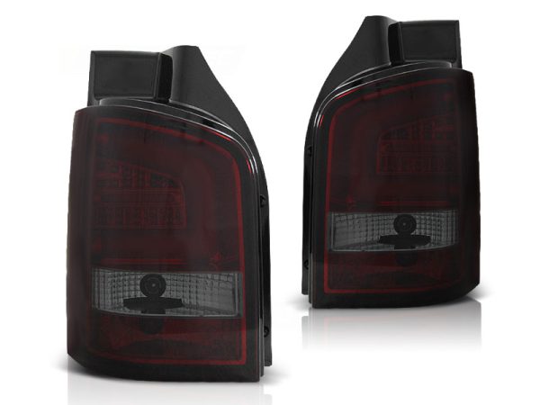 Baklykter VW T5 04.03-09 Led Bar Red Smoke - Bilde 2
