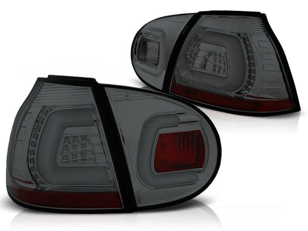 Baklykter VW Golf 5 10.03-09 Smoke Led Bar - Bilde 2