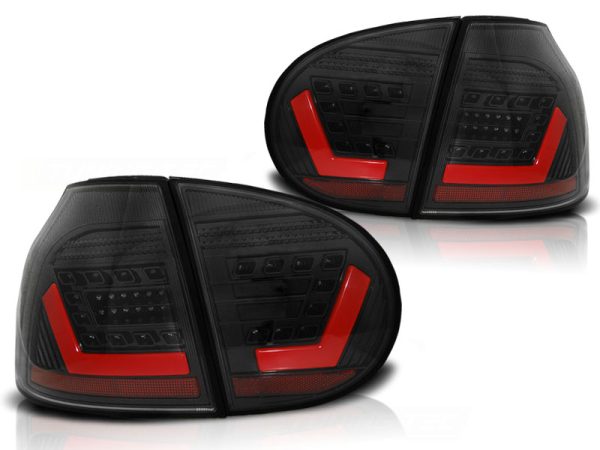 Baklykter VW Golf 5 10.03-09 Led Bar Black - Bilde 2