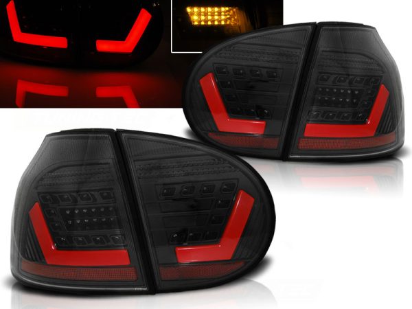 Baklykter VW Golf 5 10.03-09 Led Bar Black