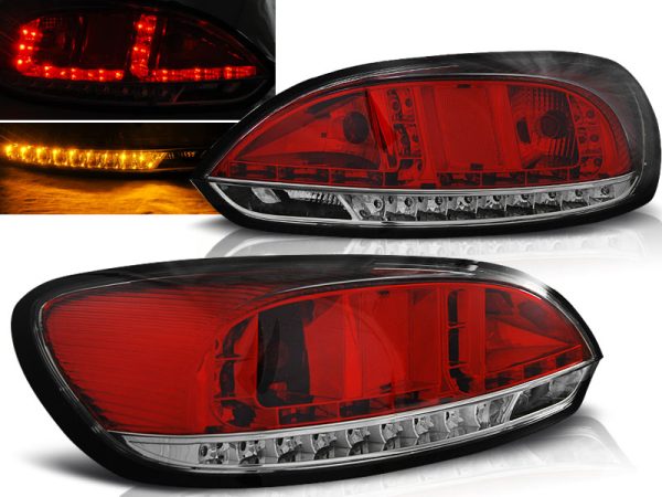 Baklykter VW Scirocco III 08-04.14 Led Red White
