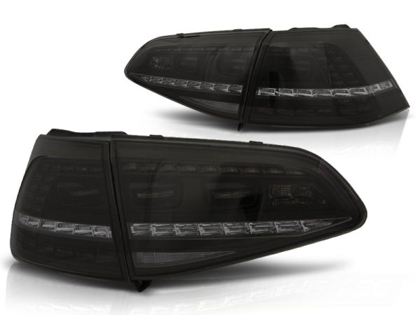 Baklykter VW Golf 7 13-17 Led Sport Smoke Seq - Bilde 2