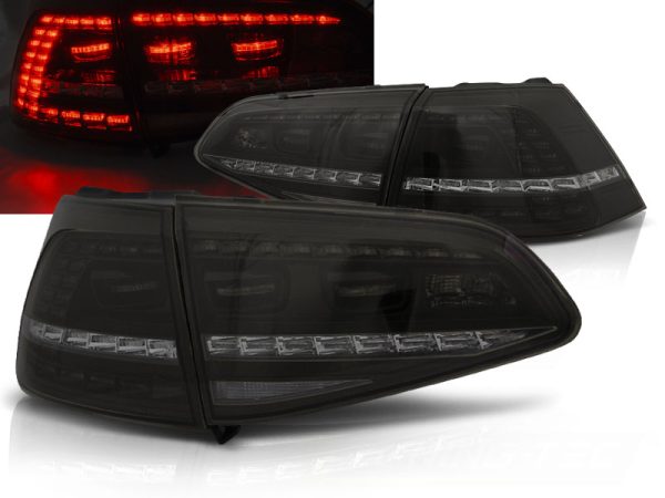 Baklykter VW Golf 7 13-17 Led Sport Smoke Seq