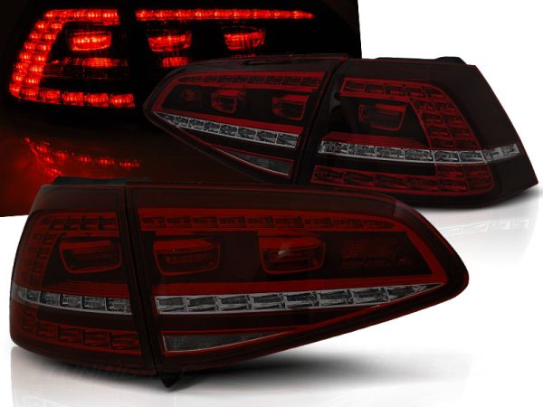 Baklykter VW Golf 7 13- 17 Led Sport Red Smoke