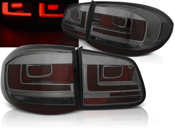 Baklykter VW Tiguan 07-07.11 Led Bar Smoke