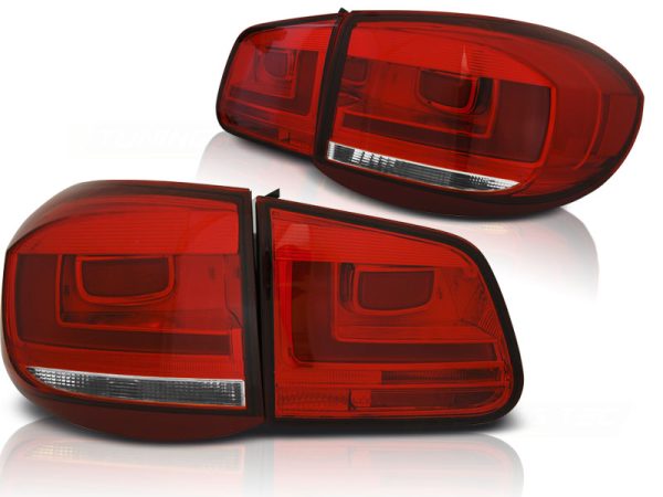 Baklykter VW Tiguan 07-07.11 Led Bar Red White - Bilde 2