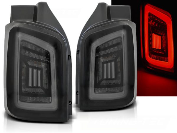 Baklykter VW T5 04.03-09 / 10-15 Led Bar Smoke Black White