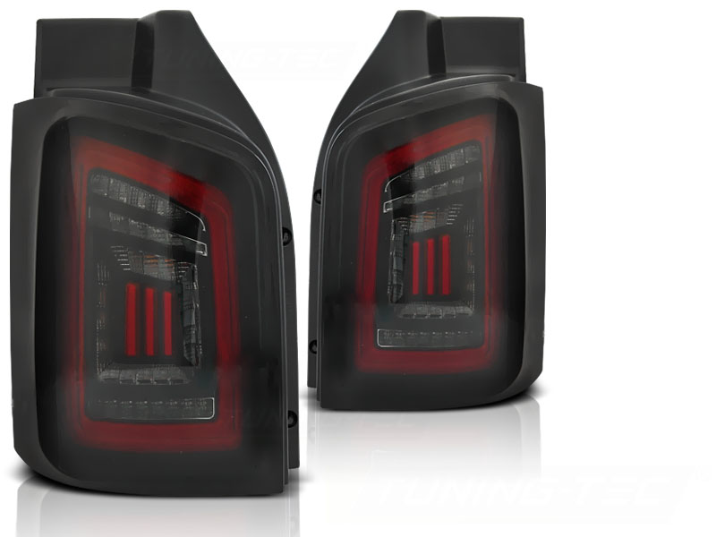 Baklykter VW T5 04.03-09 / 10-15 Led Bar Smoke Black Red - Bilde 2