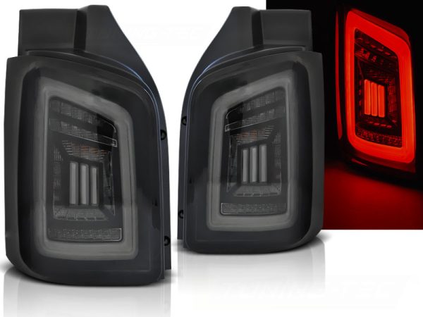Baklykter VW T5 04.03-09 / 10-15 Transporter Led Bar Smoke Black White