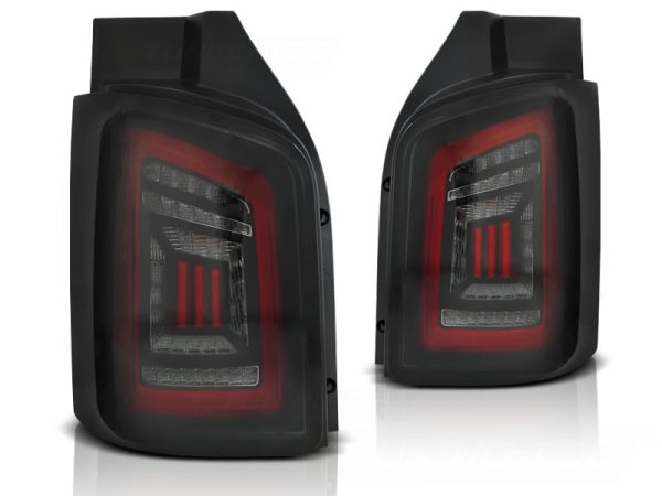 Baklykter VW T5 04.03-09 / 10-15 Transporter Led Bar Smoke Black Red - Bilde 2