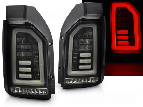 Baklykter VW T6 15-19 Led Bar Smoke Black White