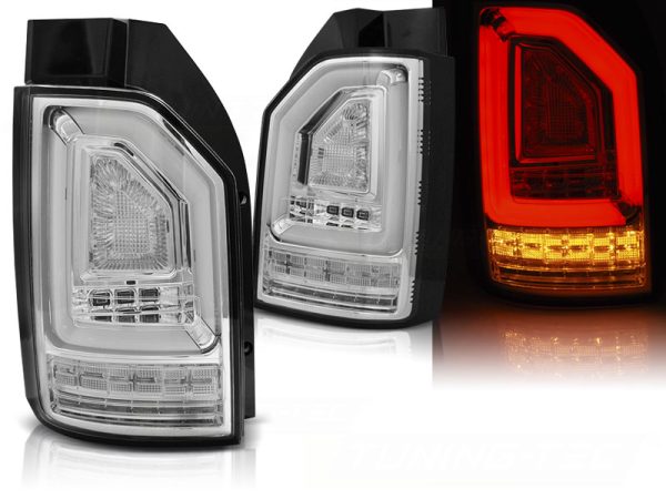 Baklykter VW T6 15-19 OEM Led / Led Bar Chrome Seq