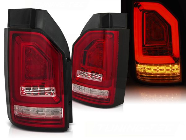 Baklykter Seq VW T6 15-19 OEM Led Led Bar Red White