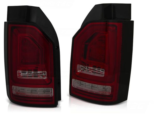 Baklykter VW T6 15-19 OEM Led Bar Red Smoke Seq - Bilde 2