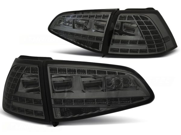Baklykter VW Golf 7 13-17 Led Sport Smoke Seq - Bilde 2