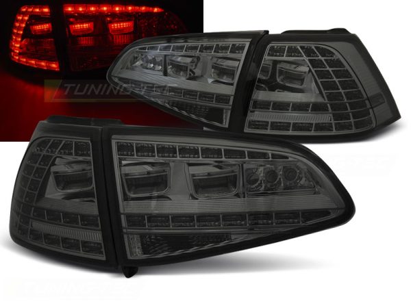 Baklykter VW Golf 7 13-17 Led Sport Smoke Seq