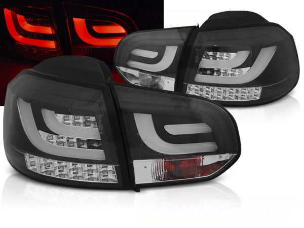 Baklykter VW Golf 6 10.08-12 Led Bar Black