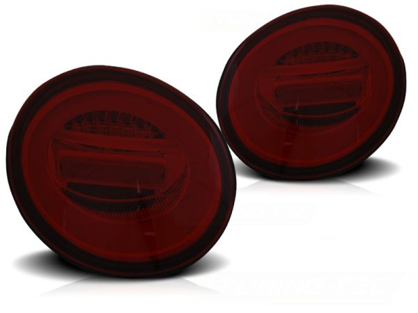 Baklykter VW New Beetle 10.98-05 Led Bar Red Smoke Seq - Bilde 2