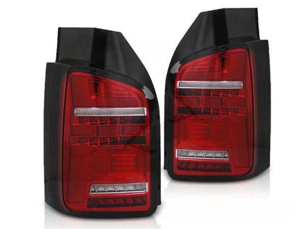 Baklykter VW T6.1 20- OEM Pære Led Bar Red White Seq - Bilde 2