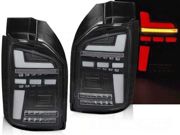 Baklykter VW T6 15-19 OEM Pære Led Bar Black Seq
