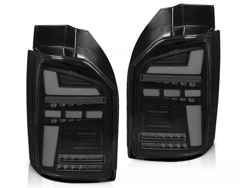 Baklykter VW T6.1 20- OEM Pære Led Bar Black Smoke Seq - Bilde 2