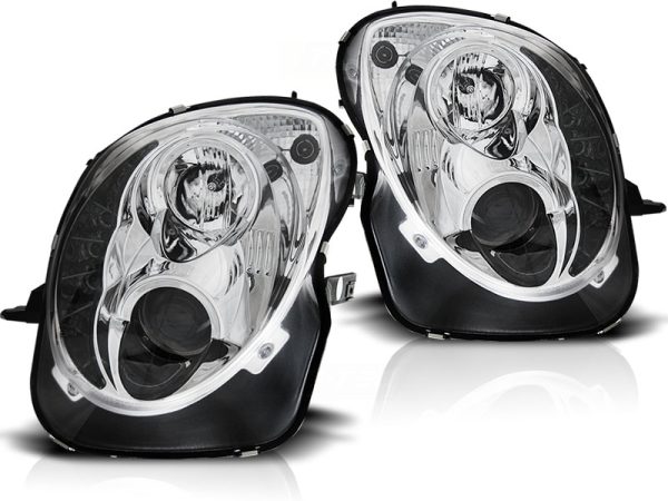 Frontlykter Alfa Romeo Mito 08-19 TRU Drl Chrome - Bilde 2