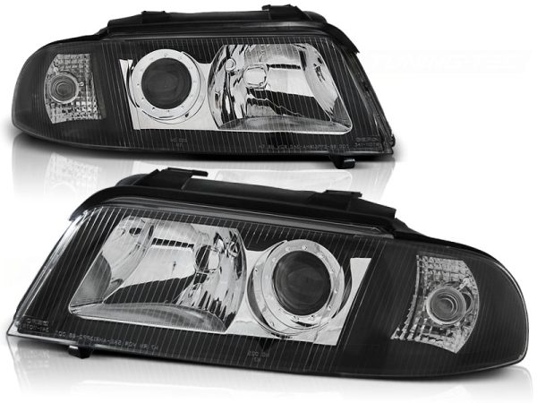 Frontlykter Audi A4 01.99-11.00 Black