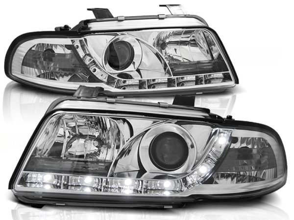 Frontlykter Audi A4 11.94-12.98 Daylight Chrome