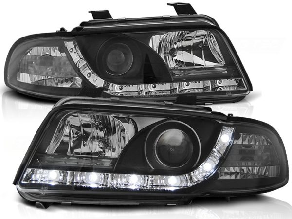 Frontlykter Audi A4 11.94-12.98 Daylight Black
