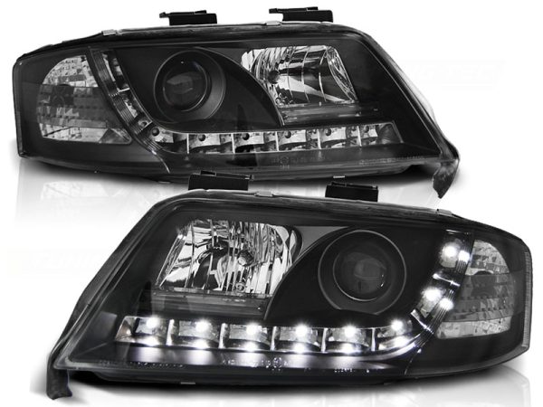 Frontlykter Audi A6 05.97-05.01 Daylight Black