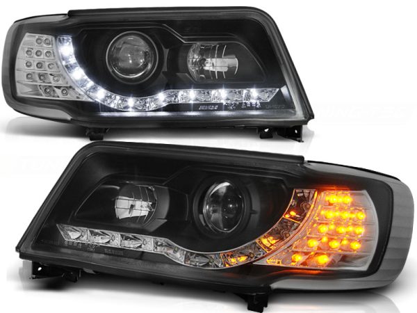 Frontlykter Audi 100 C4 12.90-06.94 Daylight Black - Bilde 2