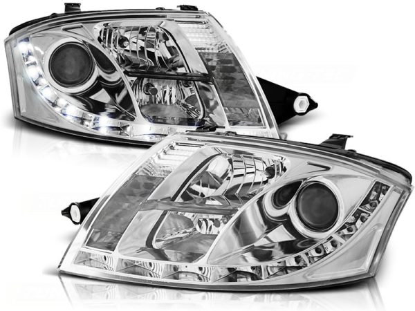 Frontlykter Audi TT 99-06 Daylight Chrome