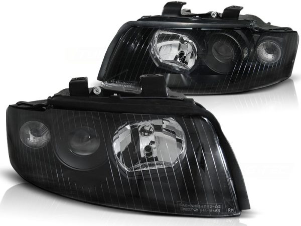 Frontlykter Audi A4 B6 10.00-10.04 Black