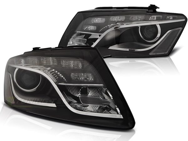 Frontlykter Audi Q5 11.08 - 09.12 True Drl Black - Bilde 2
