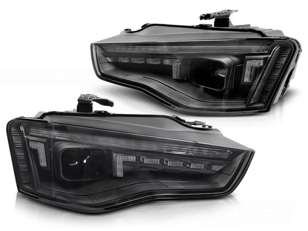 Frontlykter Audi A5 11-16 Xenon Led Black Seq - Bilde 2