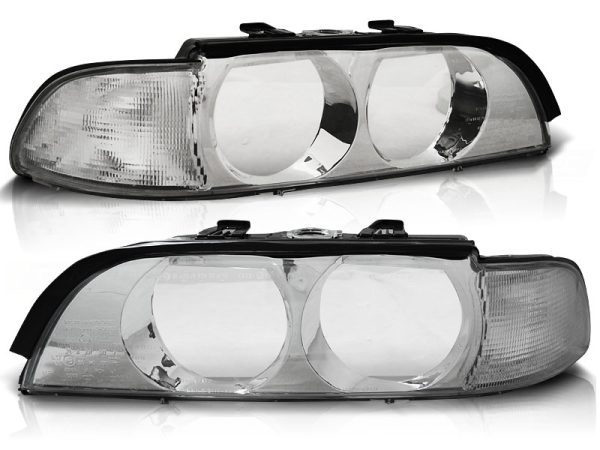 Frontlykter Bmw E39 09.95-08.00 Chrome