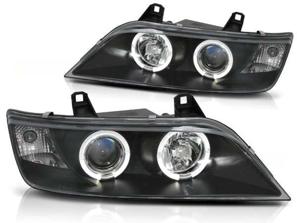 Frontlykter Bmw Z3 01.96-02 Angel Eyes Black